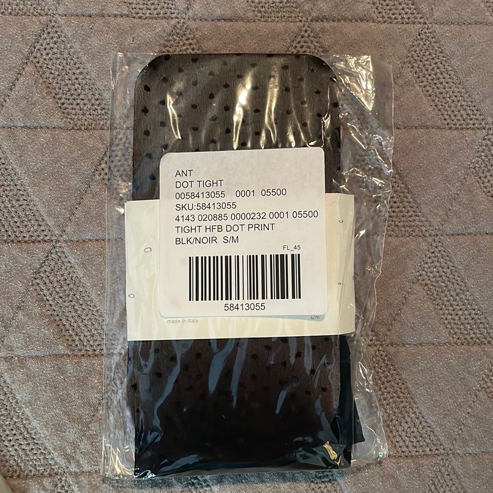Anthropologie- Polkadot tights